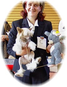 Jamie Lee mit Besitzerin M. Beutel